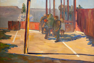 create an oil painting