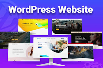 design and develop a stunning wordpress website