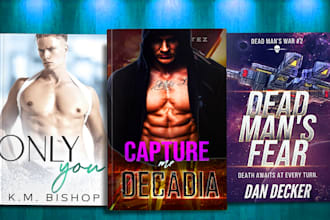 design paperback cover, amazon KDP cover kindle cover in just 6 hours