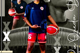 design a professional sport flyer and event flyer for you
