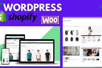create wordpress ecommerce store shopify woocommerce