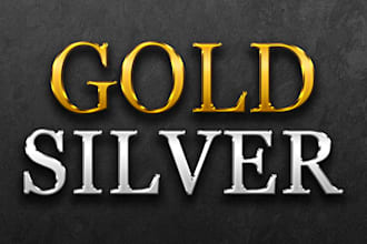 design or redesign 3d realistic metallic steel, gold, rustic, or company logo