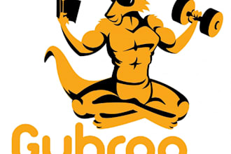 create modern mascot and cartoon retail logo design
