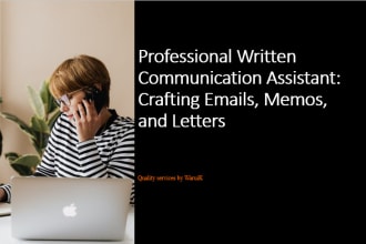 write your email, memo, and a formal letter