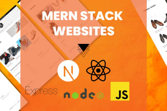 be your mern stack developer and make mern stack websites