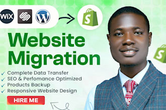 migrate wordpress to shopify, shopify migration or wix website to shopify