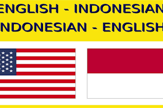 translate english to indonesian