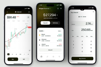 develop trading app, fintech app, bank app, crowdfund app, payment app, nfc app