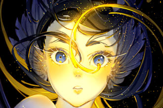 draw anime art, manga art, original character or fan art