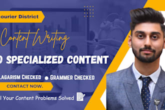 be your expert SEO content writer and website content writer