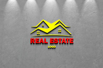 design a professional real estate and construction logo