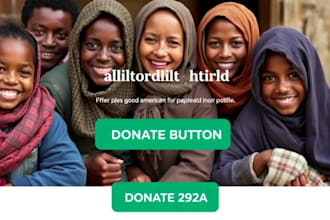 design a sleek website for your non profit with a secure donation system