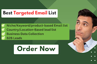 scrape emails and phone numbers from targeted niche