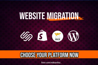 shift migrate your squarespace wix wordpress shopify website