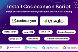 install any codecanyon script on vps or shared hosting