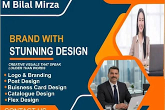 create the smart logo and business flayers