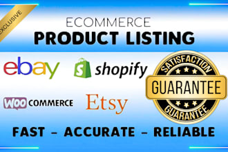 list products on etsy, ebay, amazon, shopify, woocommerce