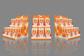 design 3d product display stand, retail display, posm and countertop display