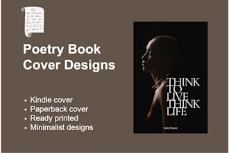 create your poetry book cover in 24hours