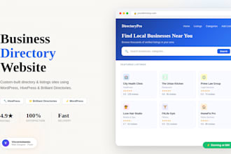 build a professional wordpress business directory website with hivepress