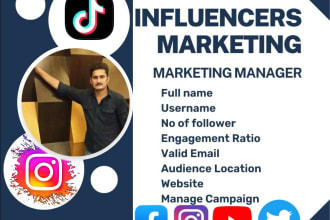 do influencer research and outreach
