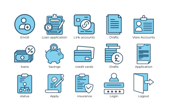 design a custom icon pack in any style for your brand within 24h