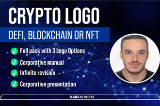design your crypto logo, nft or blockchain in 24h