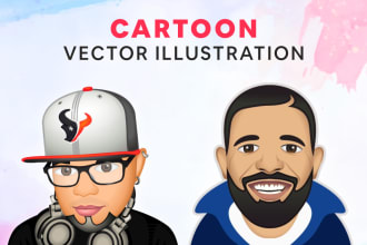 design realistic vector emoji, illustrations and portraits from photo