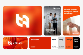 design premium logo and complete brand identity