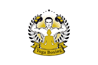 do modern boxing fitness health sports movement logo