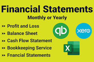 do financial statements with profit and loss, balance sheet