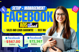 setup meta ads facebook ads campaign for sales and leads instagram marketing