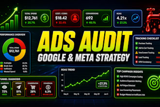 audit your google and meta ads and build a growth strategy
