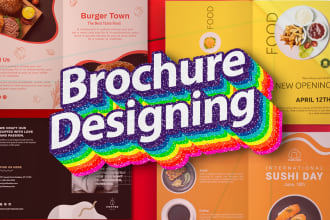 design unique bifold, trifold or flyer brochure