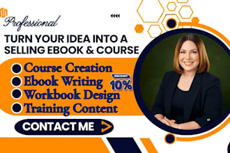 do self help ebook writing online course creation workbook PDF training content