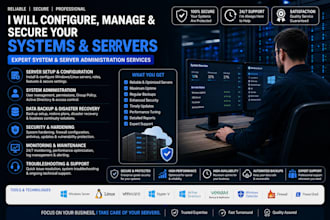 configure and manage windows linux servers