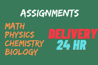 help you in physics math calculus assignments mathematics