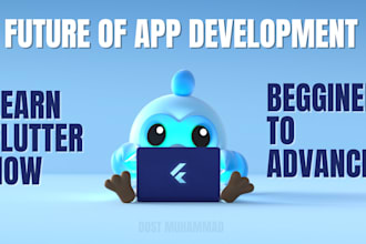 teach you mobile app development using flutter and dart