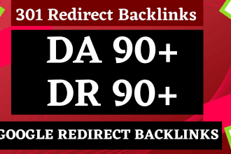 give 301 redirects from google subdomains, high DR and da