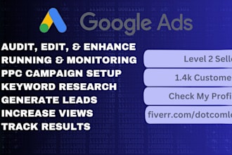 setup and run google ads PPC campaign for targetted traffic