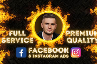 setup and manage premium quality facebook and instagram ads campaign