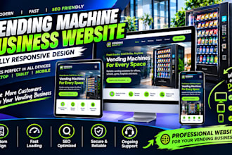 design vending machine website for your business