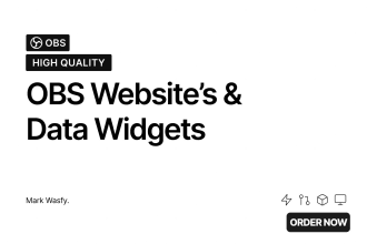 transform any websites data into obs widgets