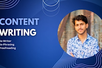 edit, rewrite and rephrase ai content and content writing