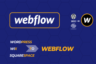 migrate wix or wordpress to webflow into a webflow website