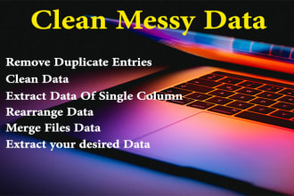 clean csv or excel data through pandas and numpy