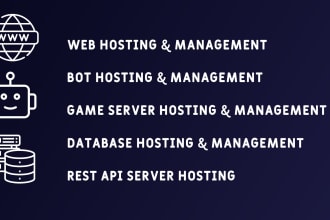 host and manage vps servers and web hosting