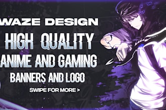 design an aesthetic anime banner for all platforms