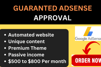 make adsense auto wordpress website for adsense approval