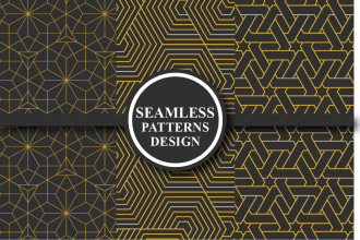 design geometric, floral, monogram, textile seamless pattern design